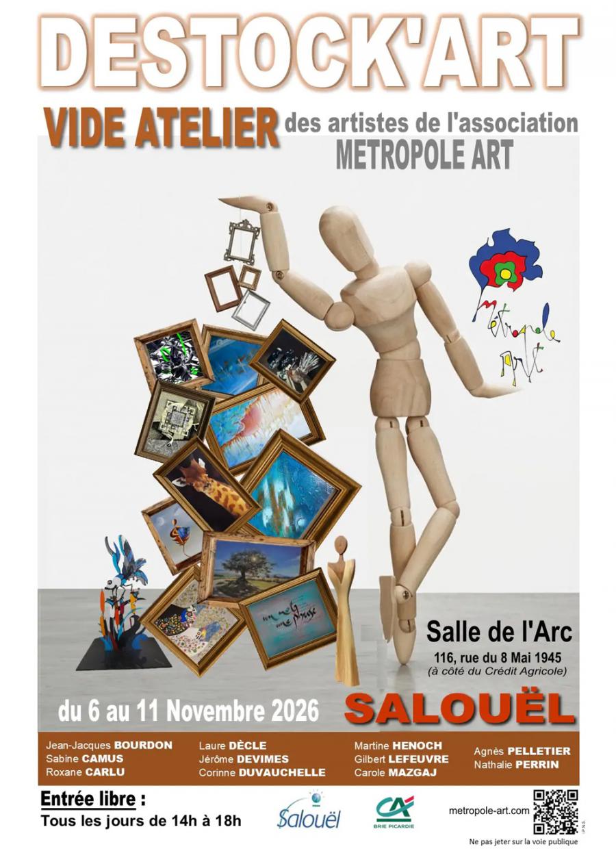 Destock'art - Les artistes de Métropole Art vident leurs ateliers